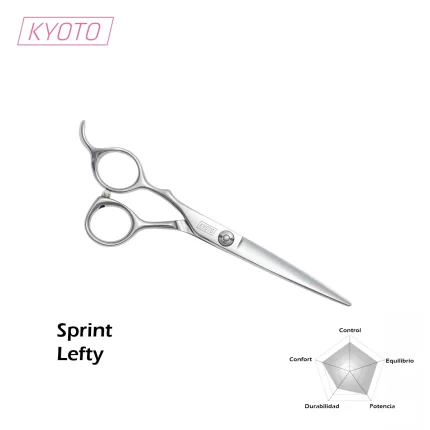 Tijeras Profesionales Japonesas Kyoto Sprint Zurdos
