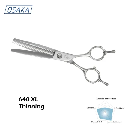 Tijeras Profesionales Japonesas Osaka 640XL Thinning