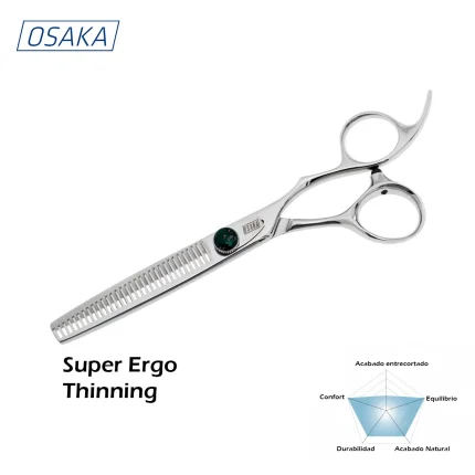 Tijeras Profesionales Japonesas Osaka Super Ergo Thinning
