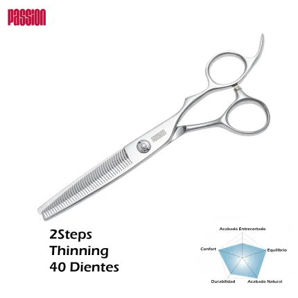 Tijeras Profesionales Japonesas Passion 2Step Thinning
