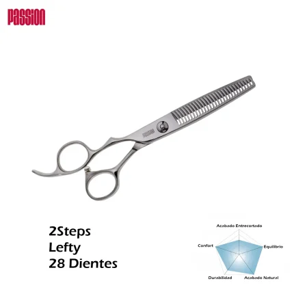 Tijeras Profesionales Japonesas Passion 2Step Thinning Zurdos