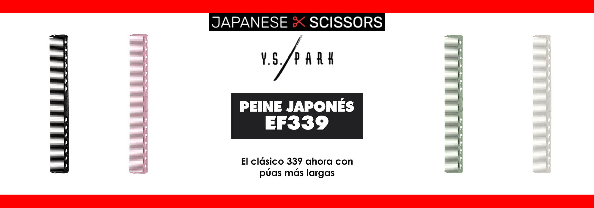 YS Park peine japonés ef339